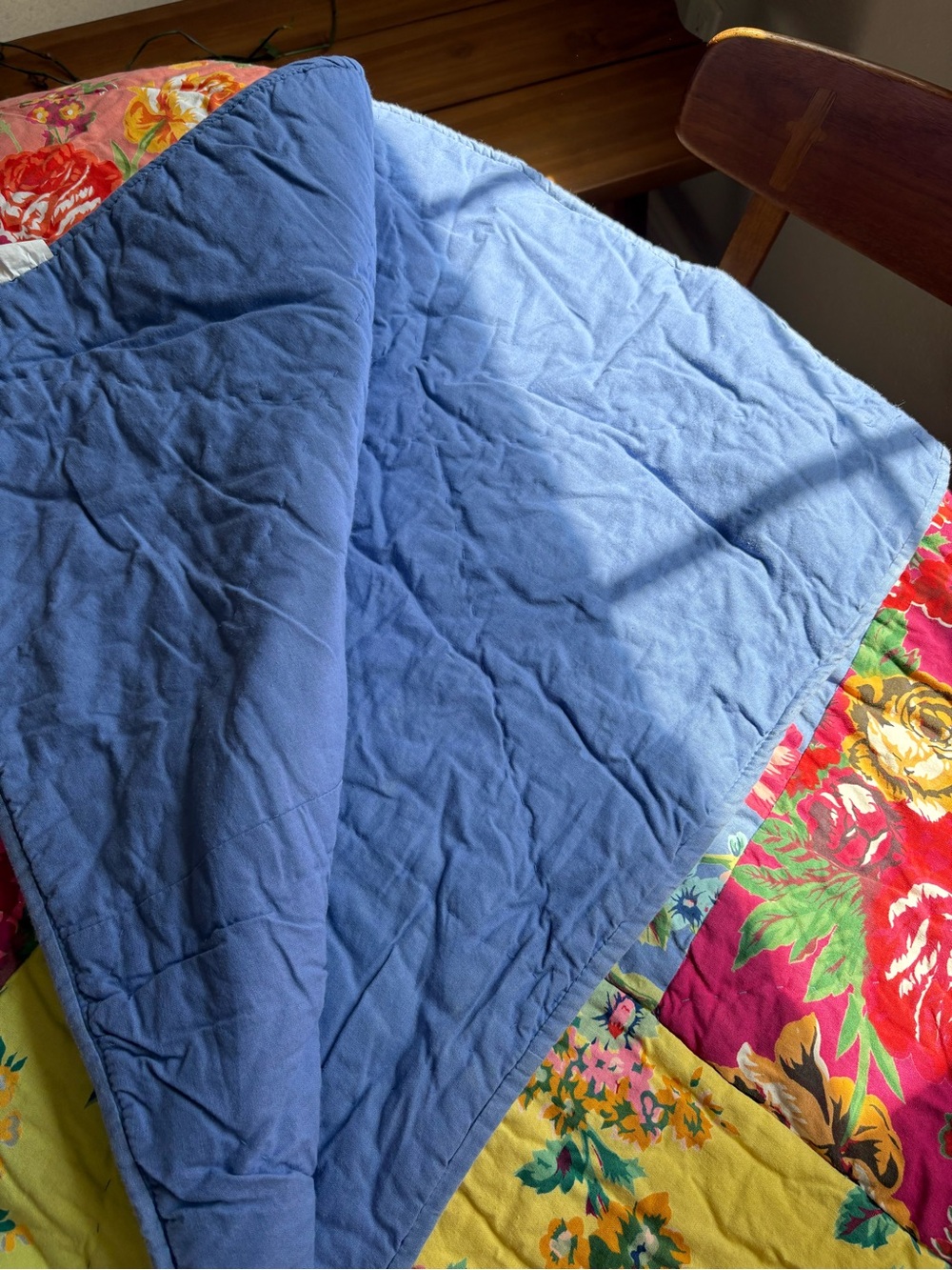 The Company Store king size patchwork quilt - Picture 3 of 12